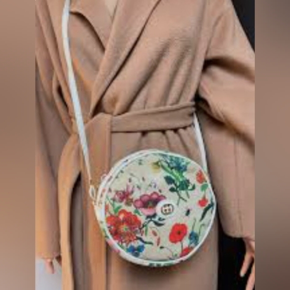 Authentic Vintage Gucci Floral Multicolor Canteen Crossbody Bag - Picture 16 of 16